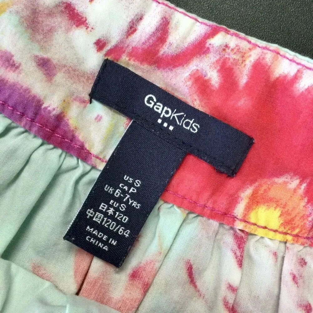 Gap Kids Girls Outlet Baby Blue Pink Purple Floral Sleeveless Sundress Small 6-7 - Picture 4 of 8